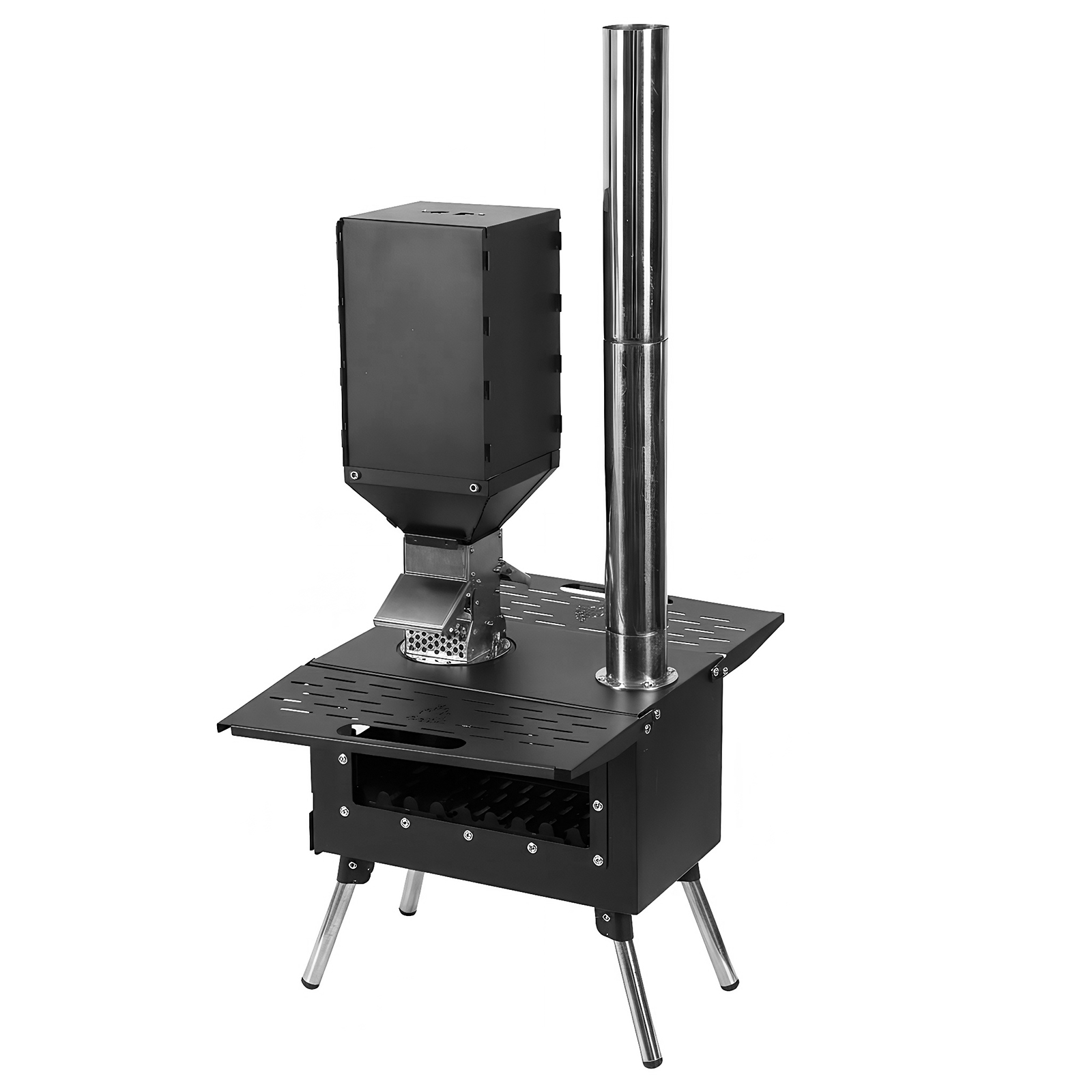 Wood Burning Tent Stove with S - огляд і ціна Outdoor Camping Wood Burning Stove