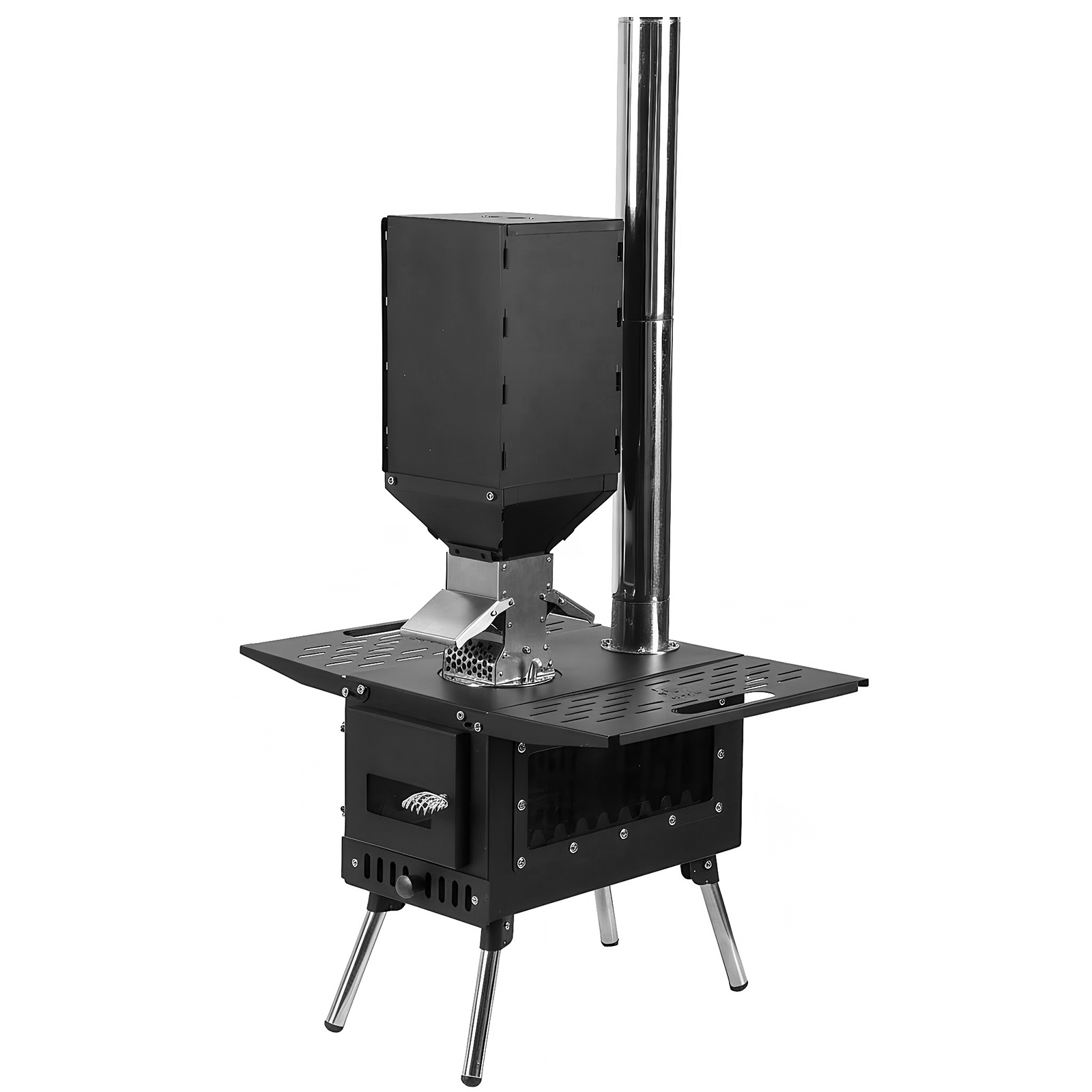 Wood Burning Tent Stove with S - огляд і ціна Outdoor Camping Wood Burning Stove