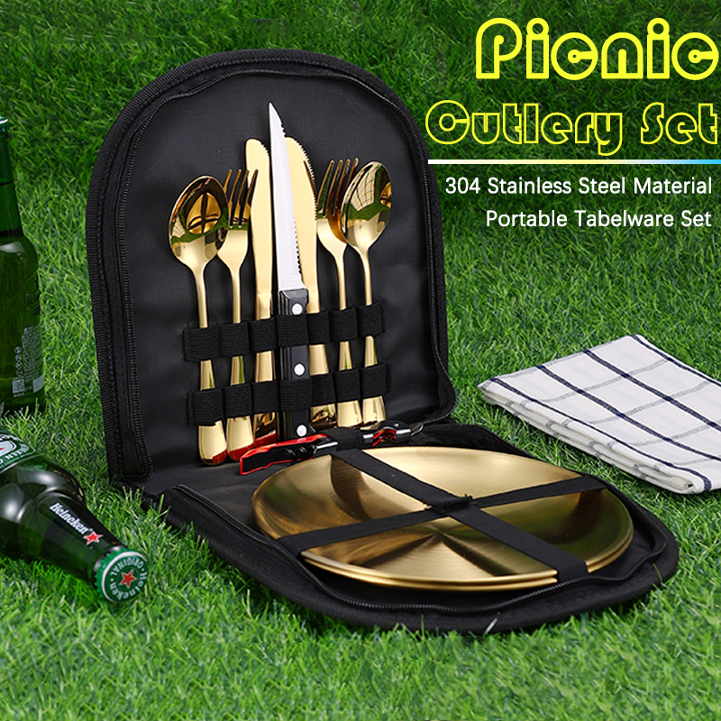 10Pcs Camping Tableware Set 30 - огляд і ціна Camp Cooking Set