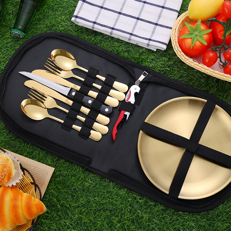 10Pcs Camping Tableware Set 30 - огляд і ціна Camp Cooking Set