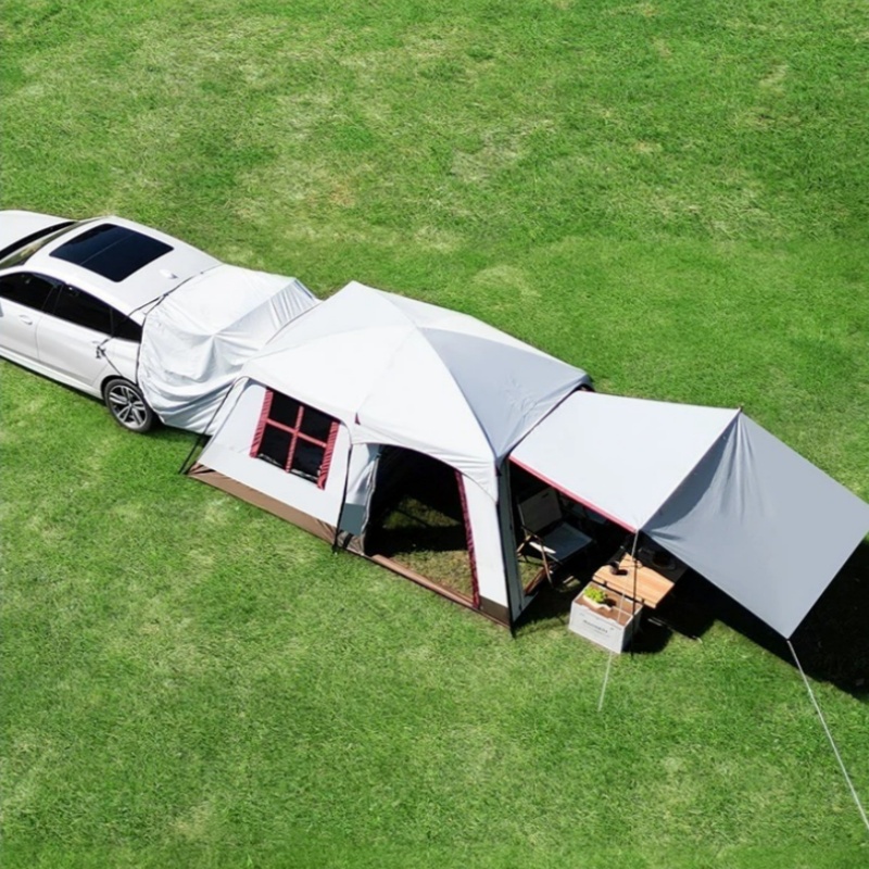 Multifunctional SUV Rear Tent  - огляд і ціна Outdoor Camping Car Tail Tent