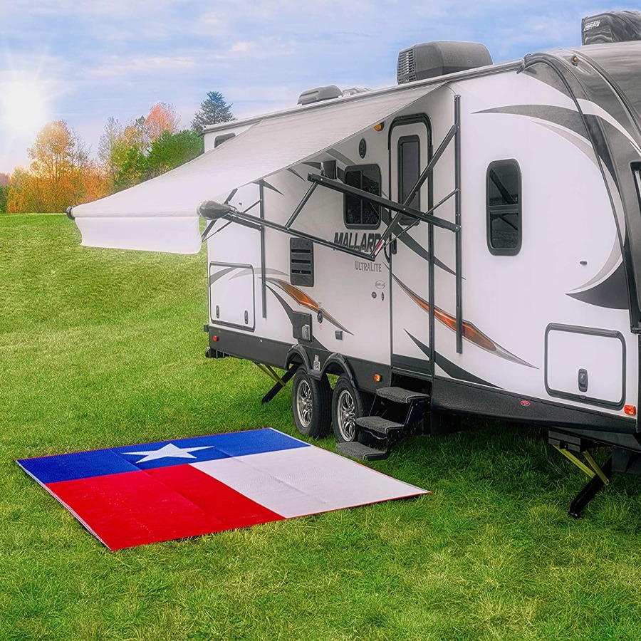 9' x 12' Reversible RV Outdoor - огляд і ціна Outdoor Camping In Texas