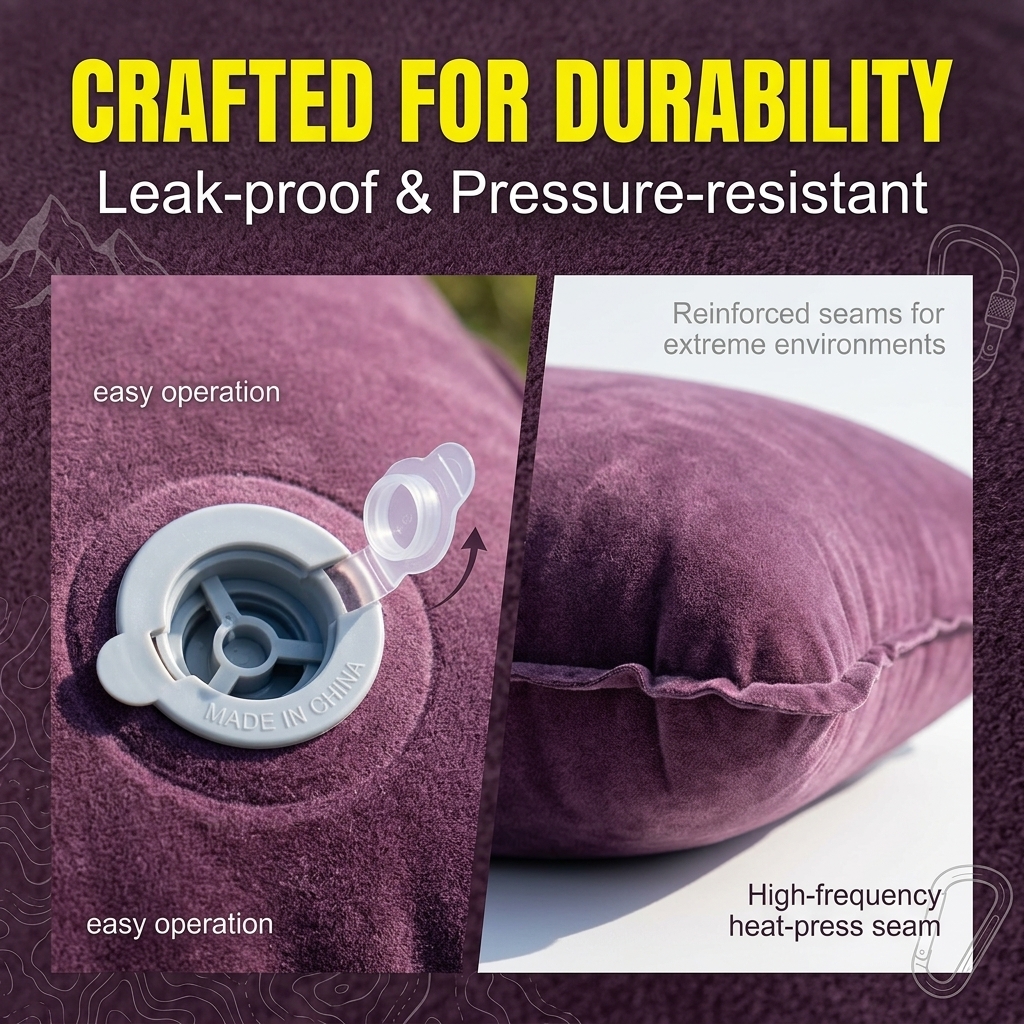 Inflatable Travel Pillow, Port - огляд і ціна Outdoor Camping Mattress