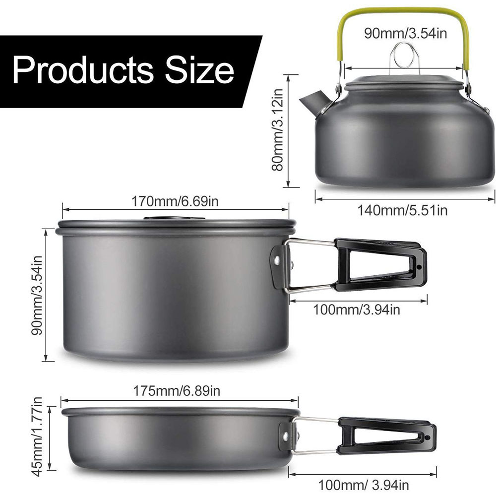 Outdoor camping cookware set m - огляд і ціна Camp Cooking Set