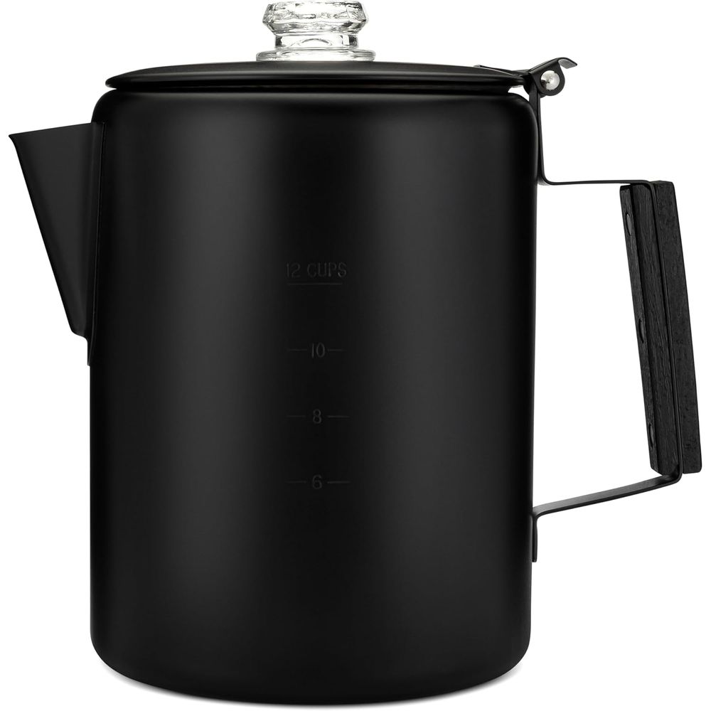 12-Cup Stainless Steel Percola - огляд і ціна Camp Percolator Coffee
