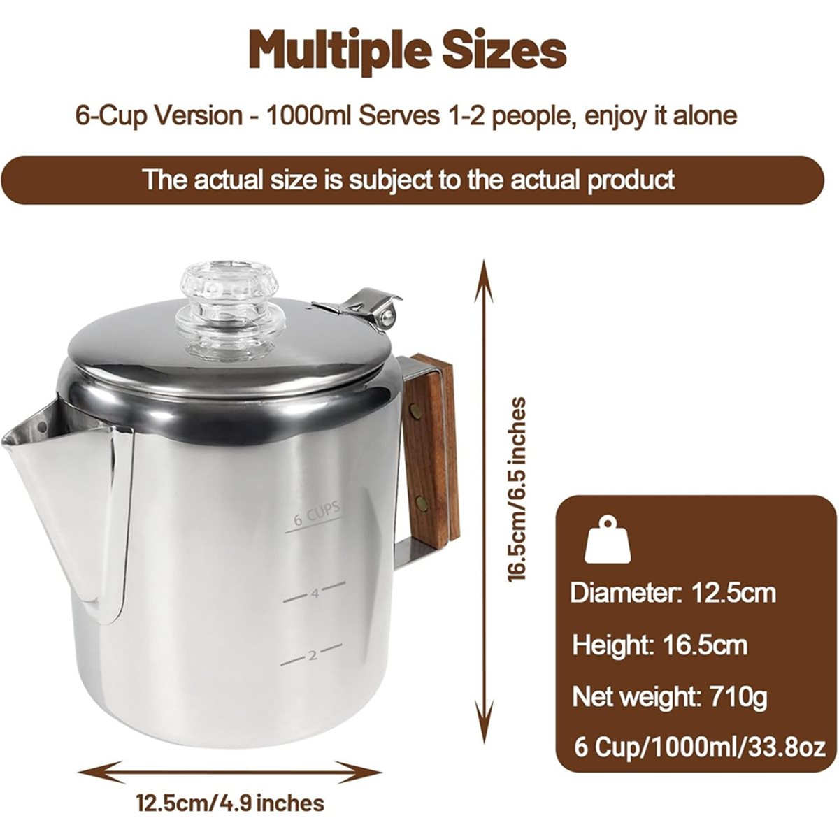 6 Cup Percolator 304 Stainless - огляд і ціна Camp Percolator Coffee