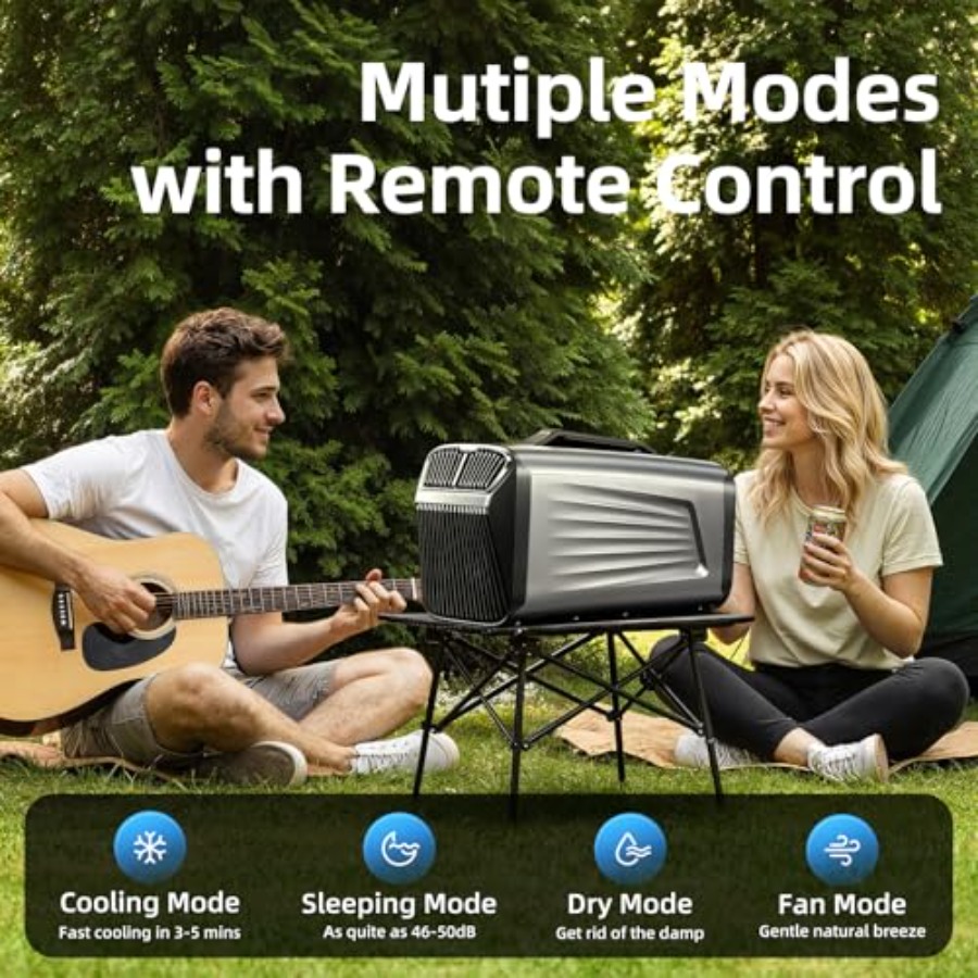 5200BTU Portable Camping Air C - огляд і ціна Outdoor Camping Van Tent