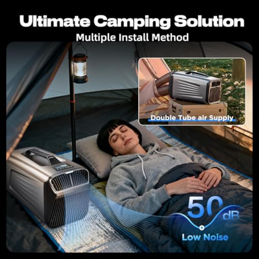 5200BTU Portable Camping Air C - огляд і ціна Outdoor Camping Van Tent
