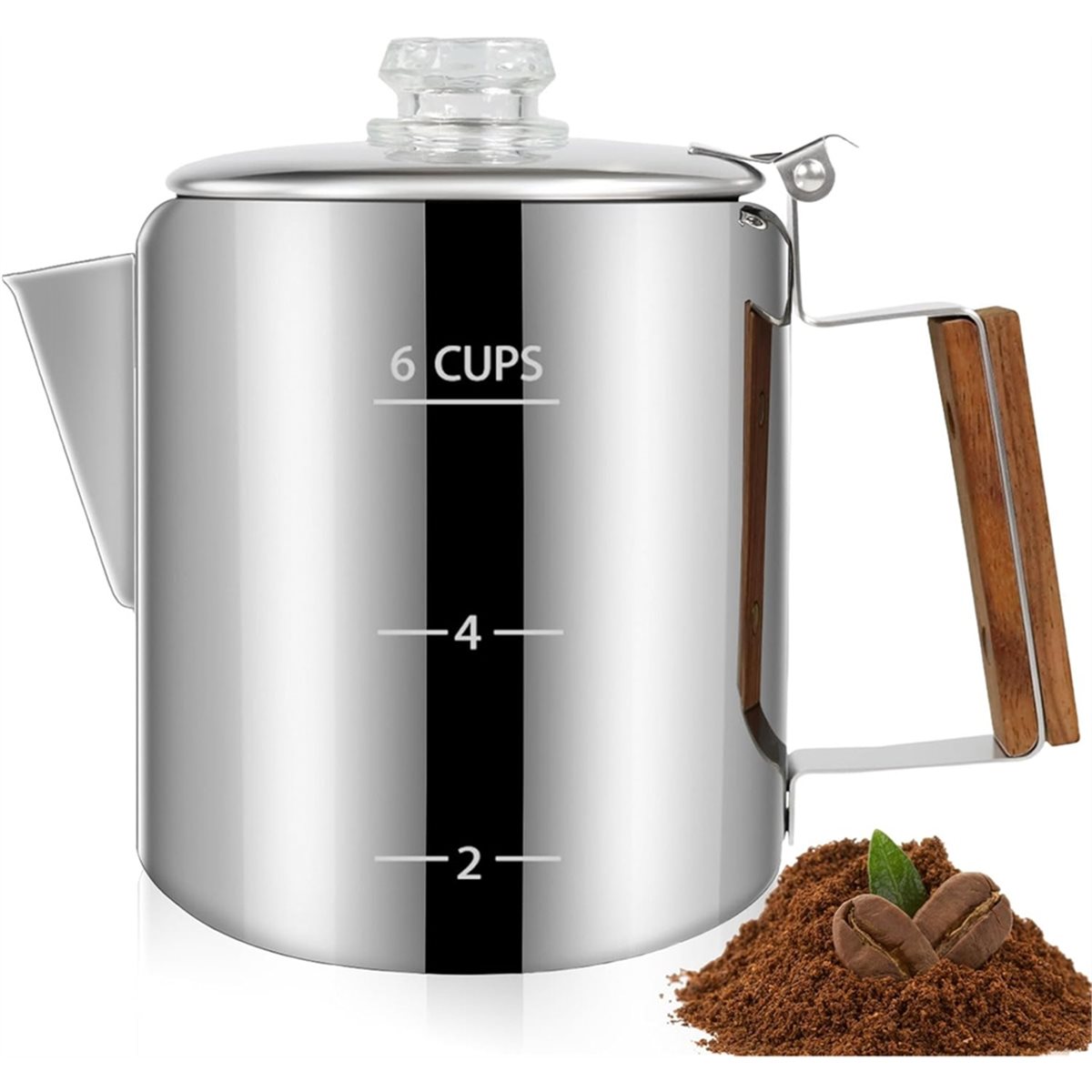 6 Cup Percolator 304 Stainless - огляд і ціна Camp Percolator Coffee