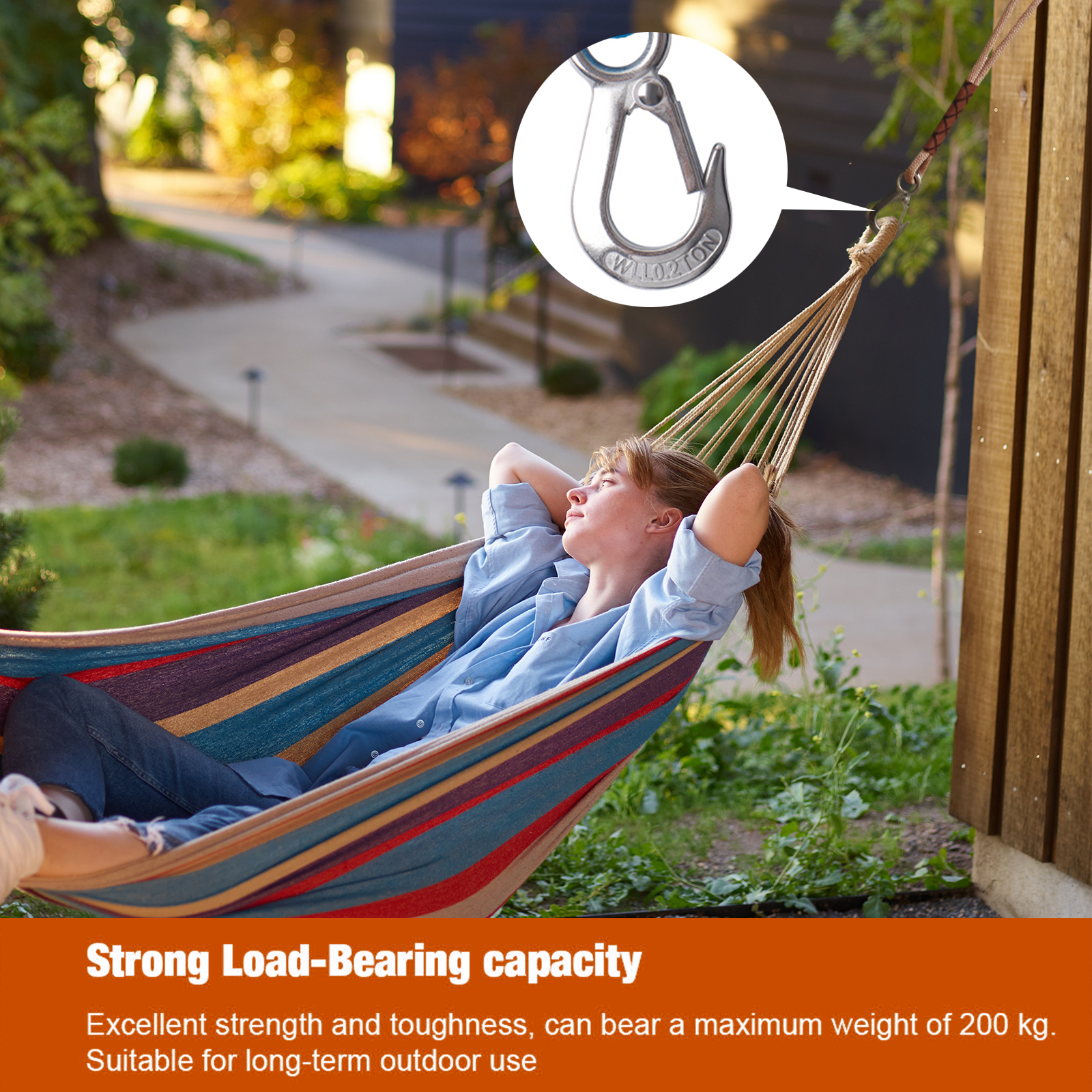 Swing Suspension Strap with He - огляд і ціна Outdoor Camping Hammock
