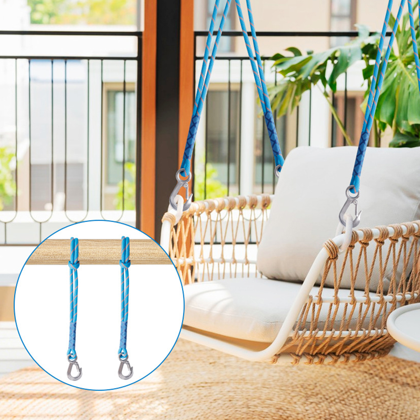 Swing Suspension Strap with He - огляд і ціна Outdoor Camping Hammock