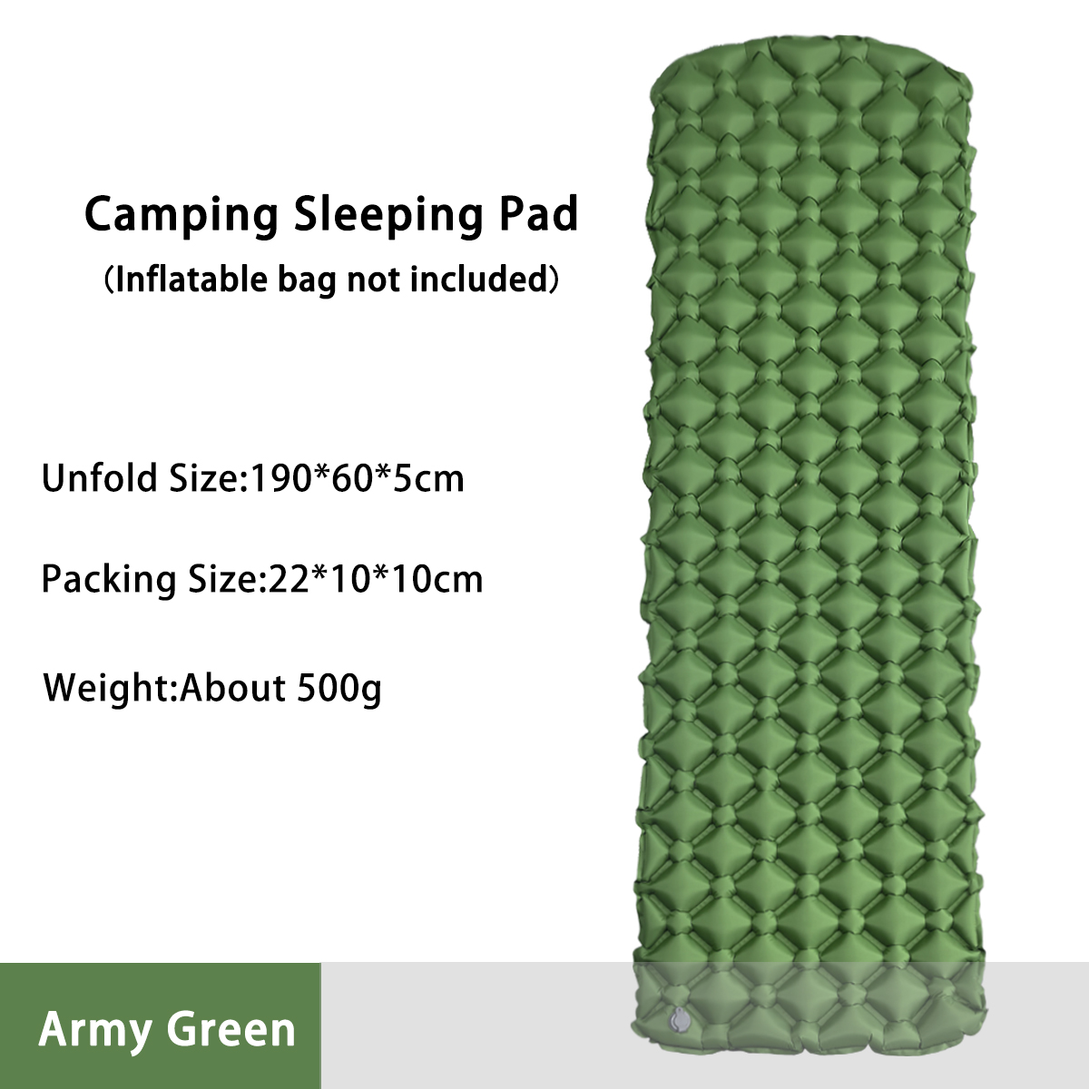Camping Inflatable Mattress in - огляд і ціна Outdoor Camping Mattress