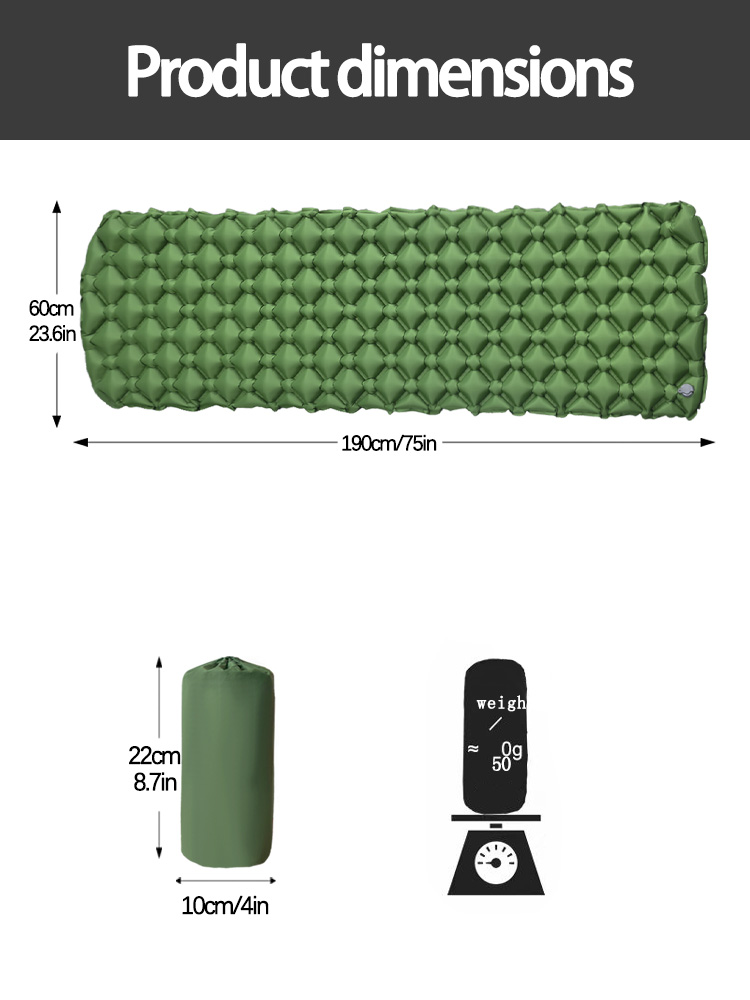 Camping Inflatable Mattress in - огляд і ціна Outdoor Camping Mattress